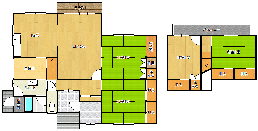 中古戸建　青葉町2丁目　4LDK