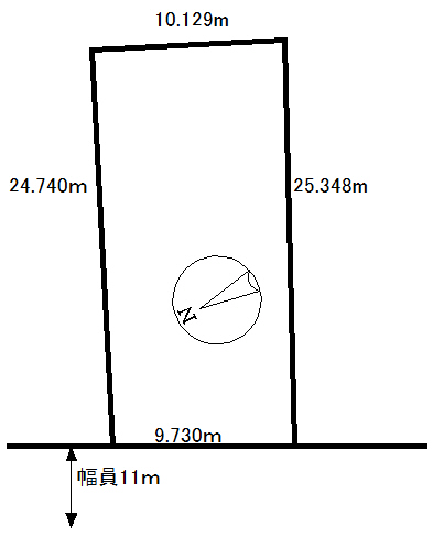売土地　緑町1丁目　75.16坪